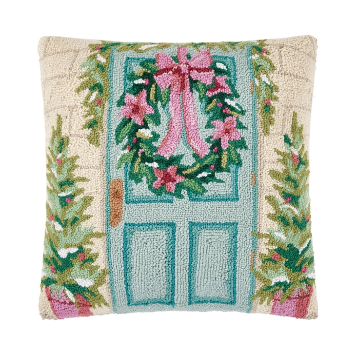 Holiday Front Porch Hook Pillow