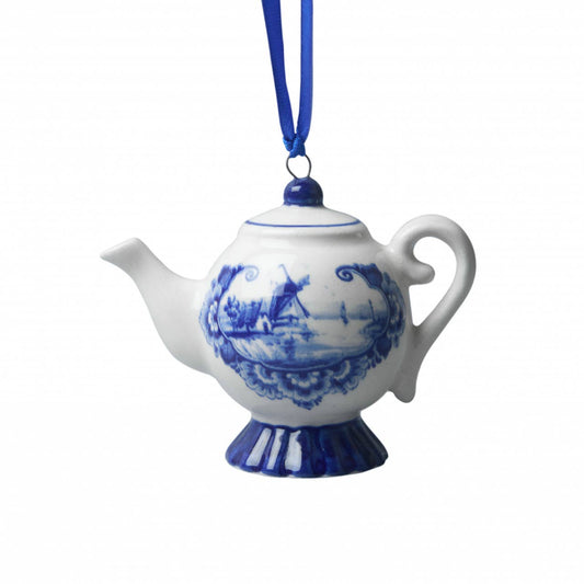 Christmas pendant teapot - November Drop