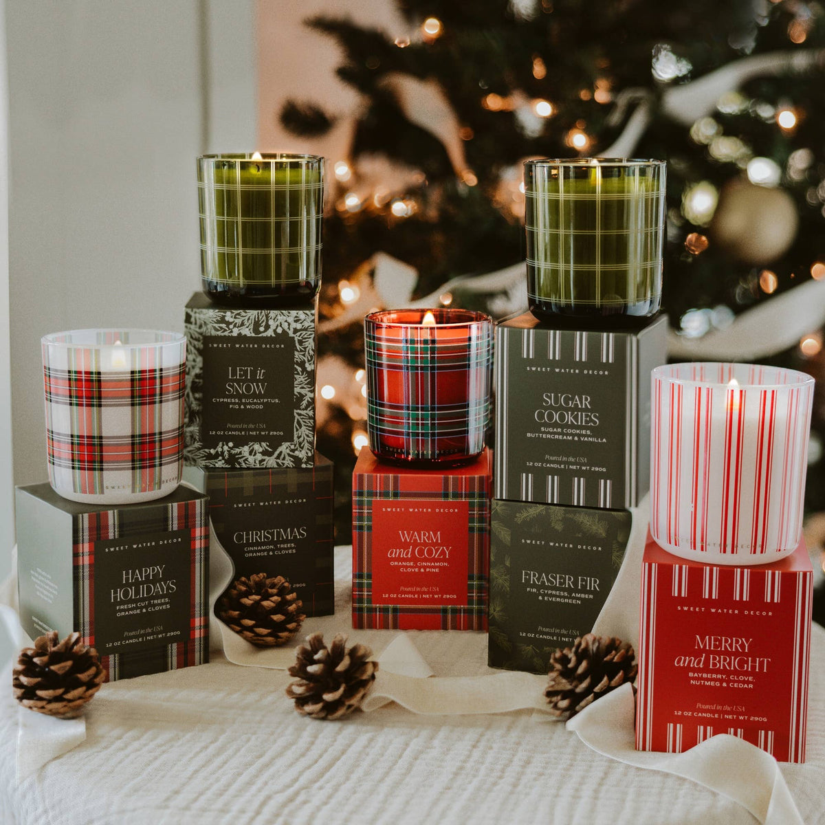 Fraser Fir 12 oz Boxed Soy Candle - Arriving in Store Late October