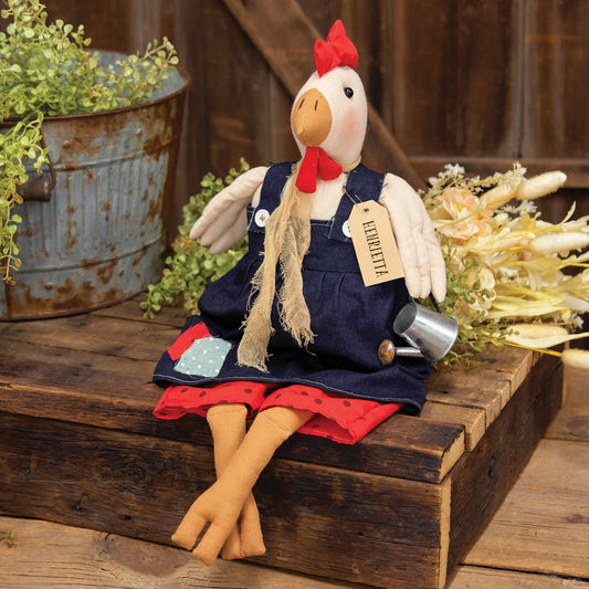 Henrietta Chicken Doll w/Watering Can - Late February Drop