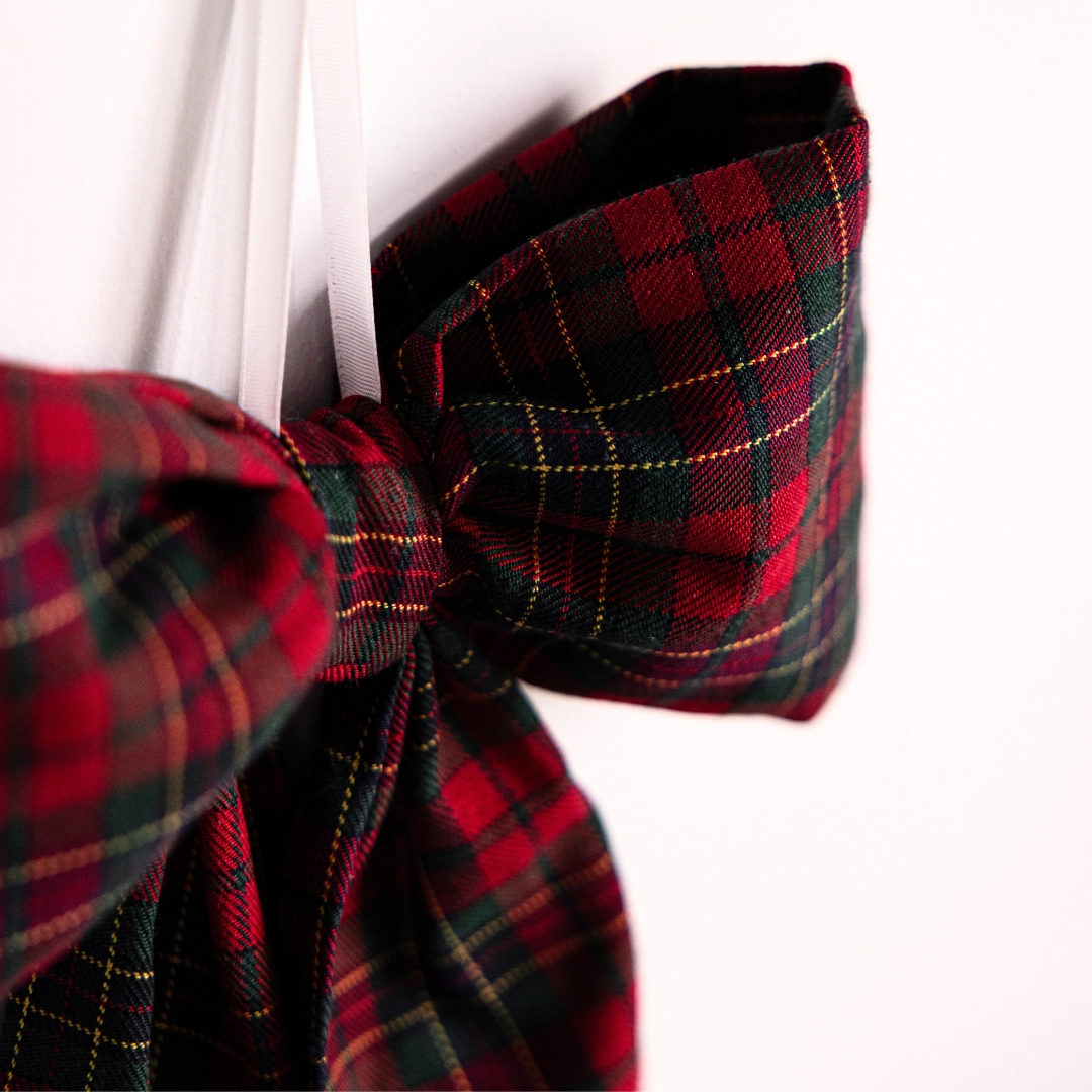 Manor House Red Tartan Bow - Arriving in Store October