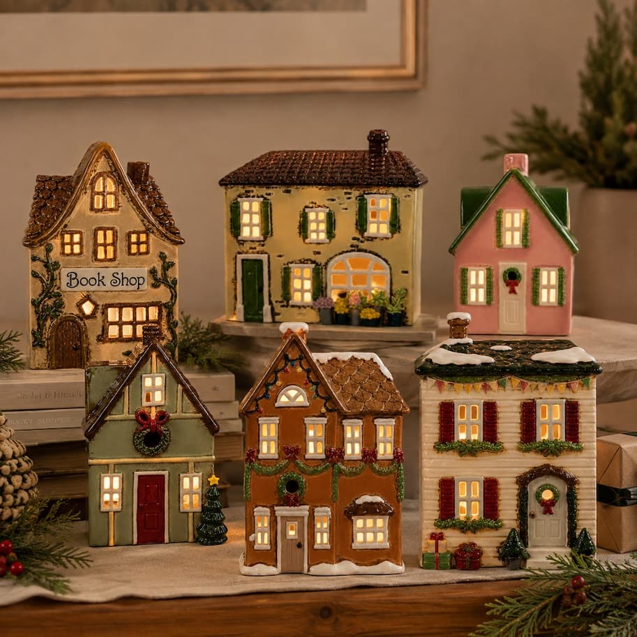 Gingerbread Lane Candle Holder - Arriving in Store November