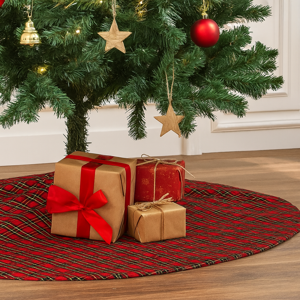 Classic Tartan Plaid 53" Christmas Tree Skirt - Arriving in Store October