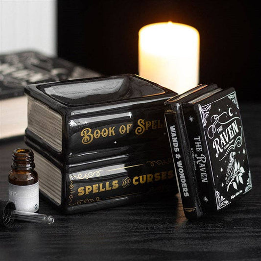 Book of Spells Gothic Halloween Oil Burner and Wax Warmer - September Drop