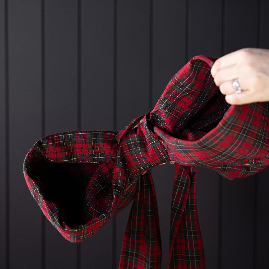 Manor House Grand Red Tartan Bow - Arriving in Store October