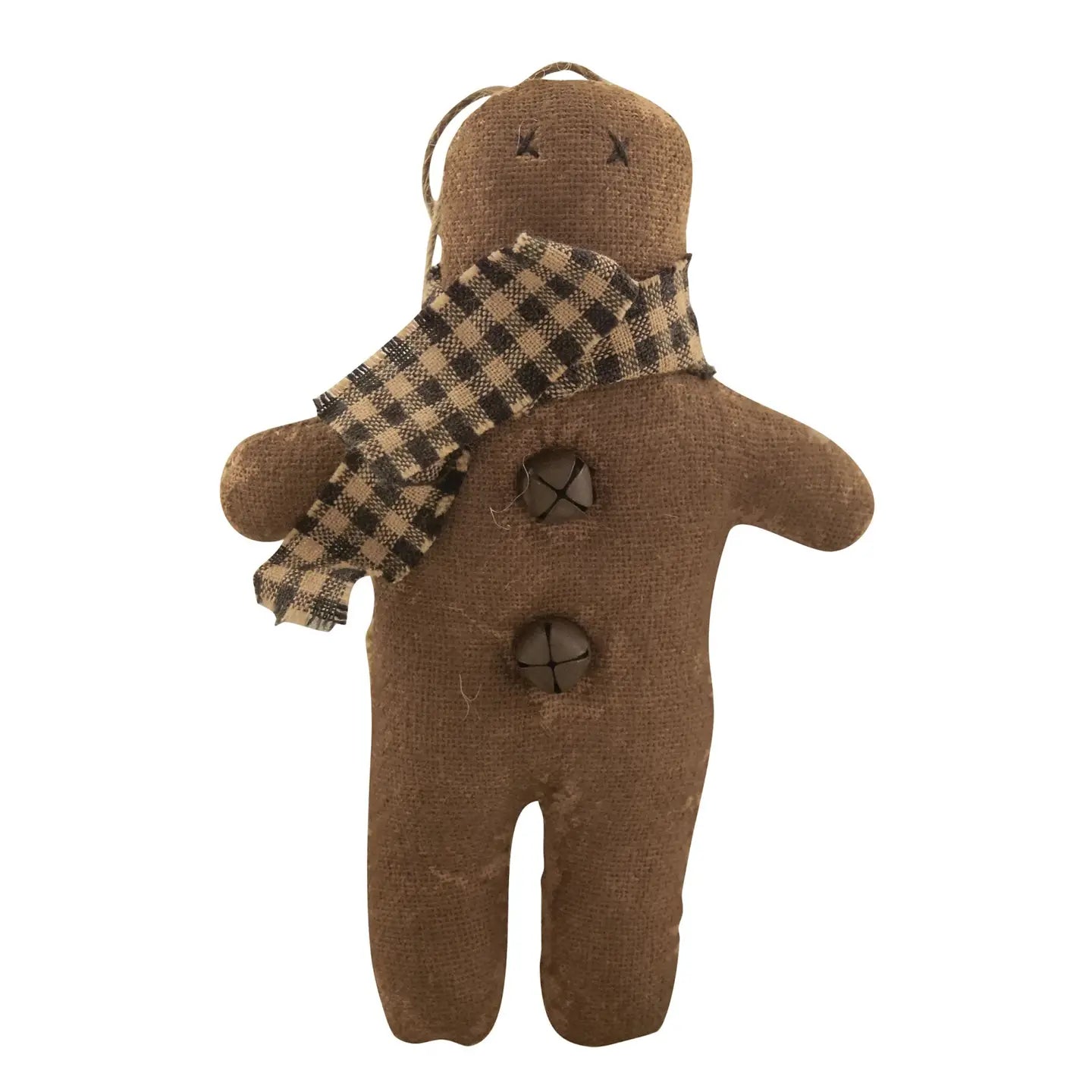 5" Gingerbread W/Scarf Ornament