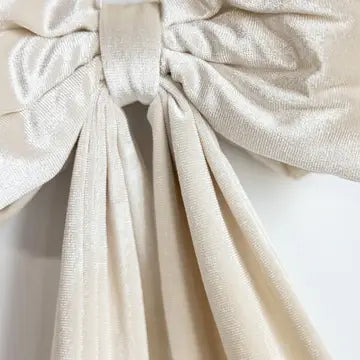 Manor House Cream Velvet Bow - Arriving in Store September/October