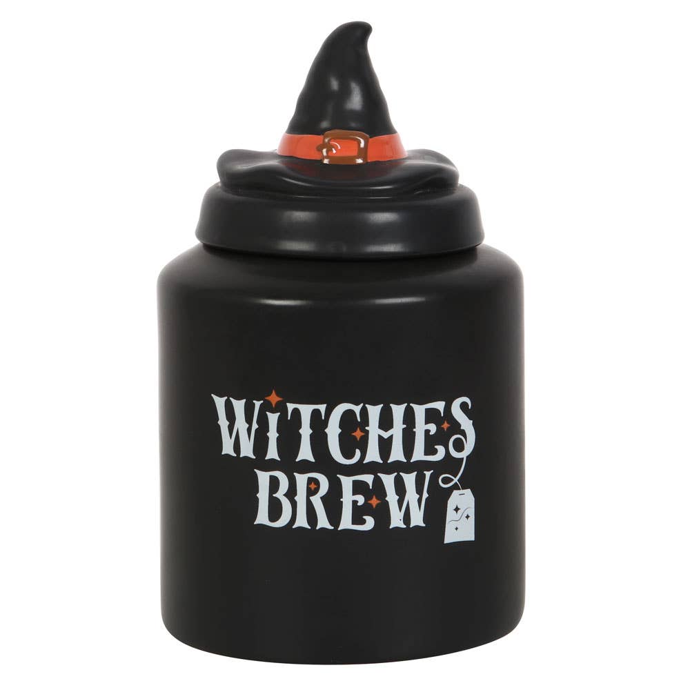 Witches Brew Ceramic Halloween Tea Canister - September Drop