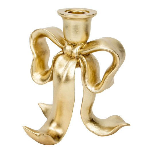 Champagne Bow Candle Holder - Small - February Drop