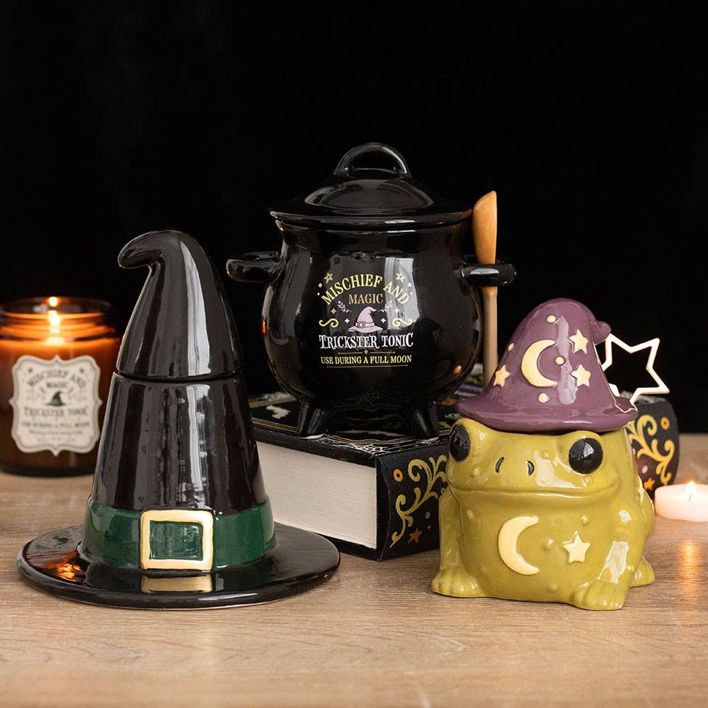 Black Witch Hat Oil Burner - Arriving in Store September