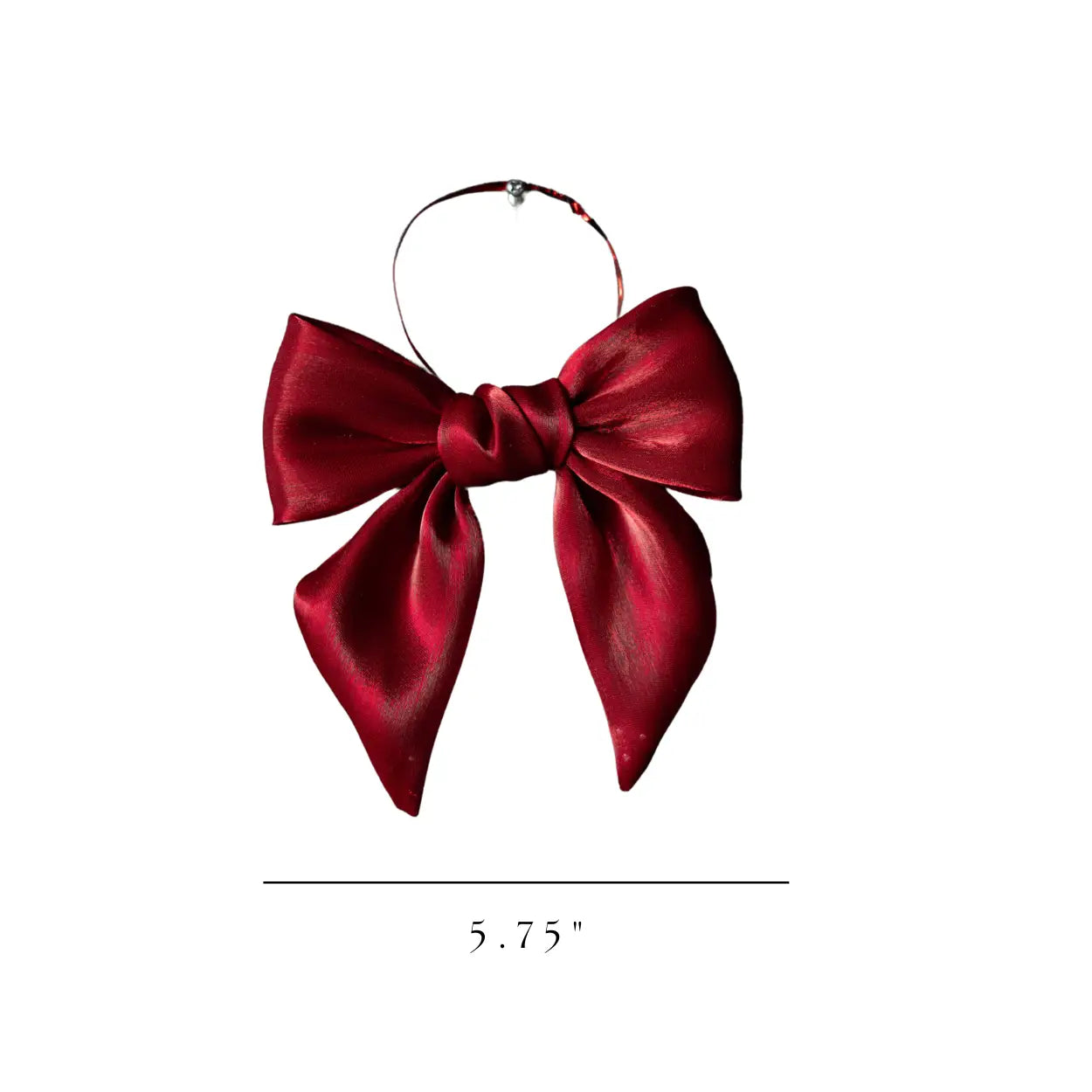 Bow Gauze Red Set of 3 - November Drop
