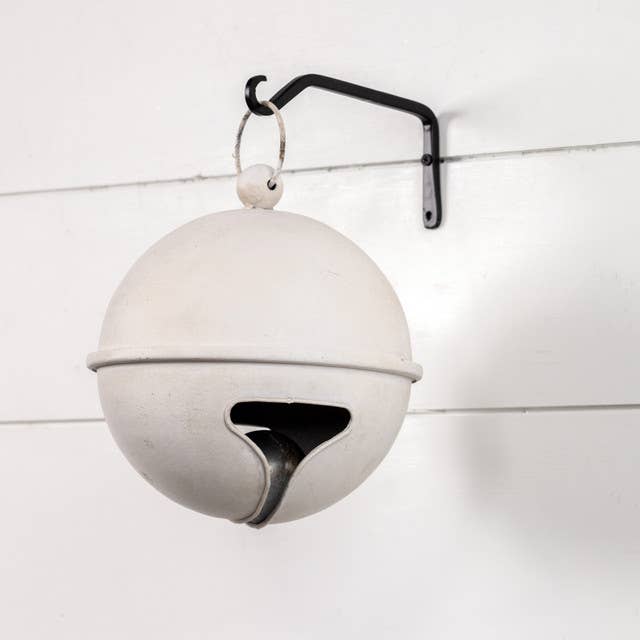 8.25" WHITE SLEIGH BELL