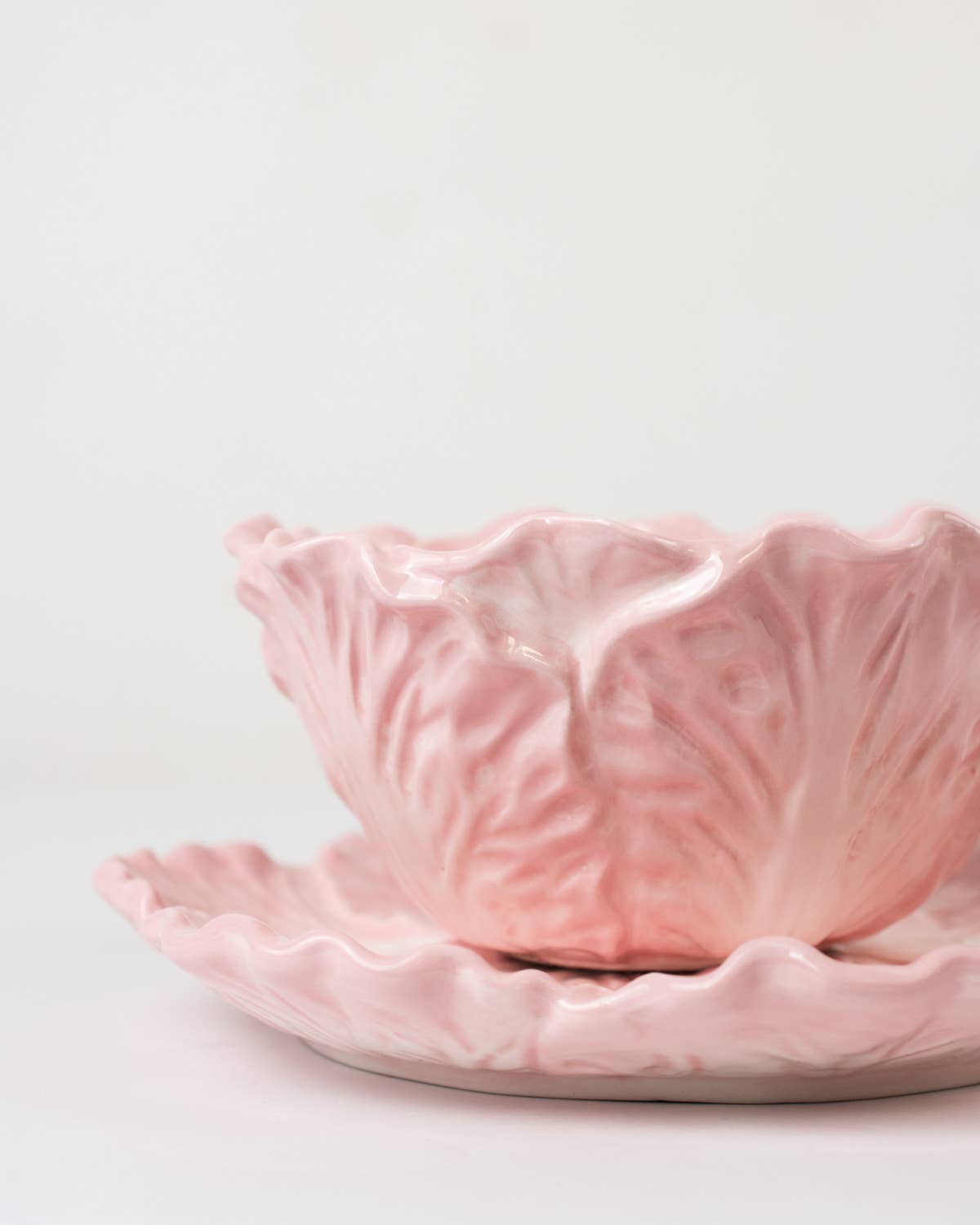Cabbage Plate Light Pink 8" - March Delivery
