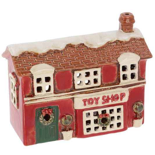 Village Pottery Christmas Toy Shop Tealight - September Drop