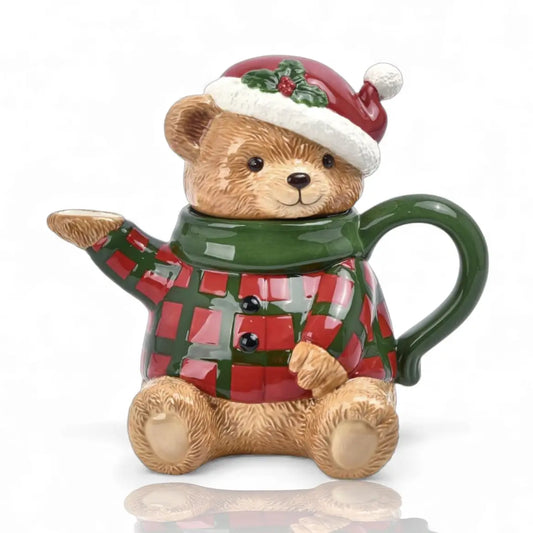 🧸🎀 Teddy Bear Christmas Teapot 🧸🎀 October 2026 Drop