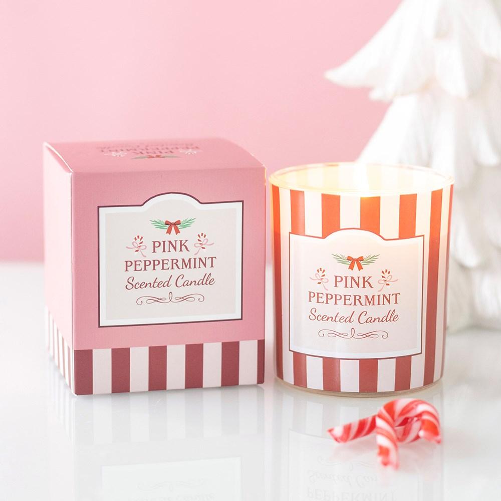 Pink Peppermint Scented Candle - Arriving in Store September