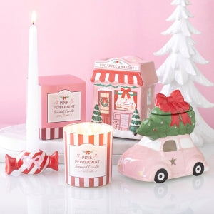 Pink Peppermint Scented Candle - Arriving in Store September