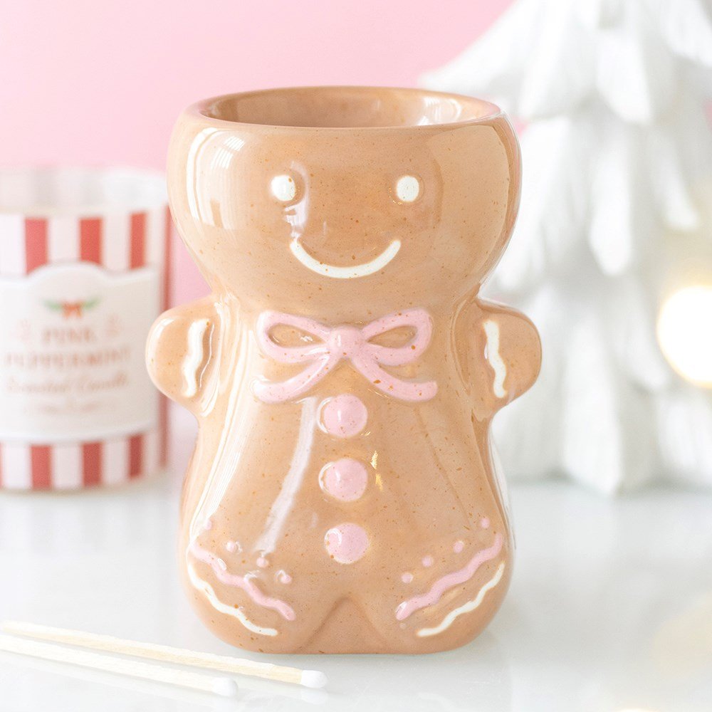 Pink Gingerbread Man Oil Burner - Arriving in Store September