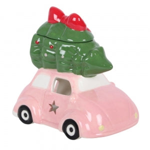 Pink Car with Christmas Tree Oil Burner - Arriving in Store September