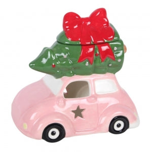 Pink Car with Christmas Tree Oil Burner - Arriving in Store September