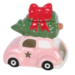 Pink Car with Christmas Tree Oil Burner - Arriving in Store September