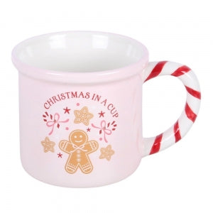 Pink Christmas in a Cup Mug - Arriving in Store September
