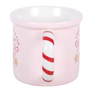 Pink Christmas in a Cup Mug - Arriving in Store September