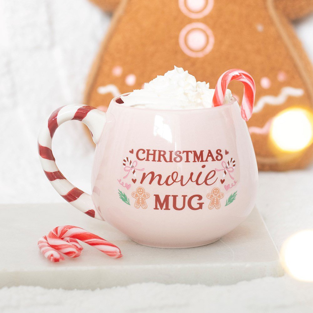 Pink Christmas Movie Mug - Arriving in Store September