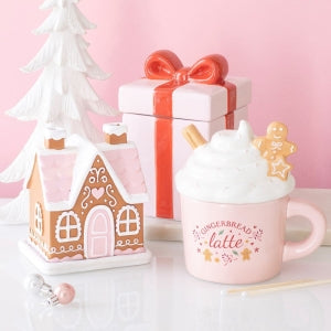 Pink Gingerbread House Incense Cone Burner - Arriving in Store September