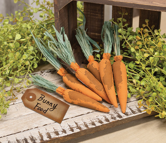 6/Set, Bunny Food Carrots - Late February Drop