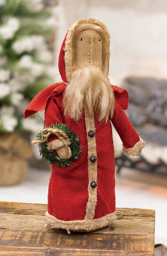 Santa Sitter with Wreath - July Drop