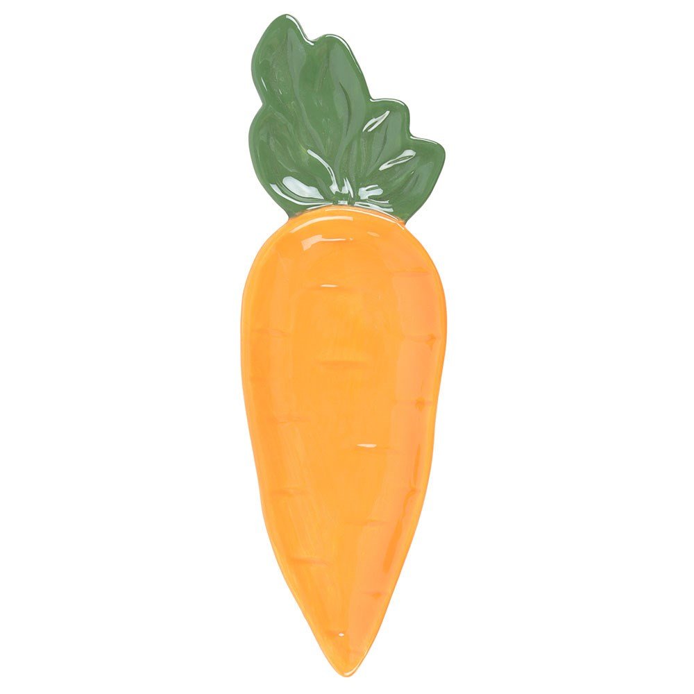 Carrot Shaped Ceramic Serving Dish