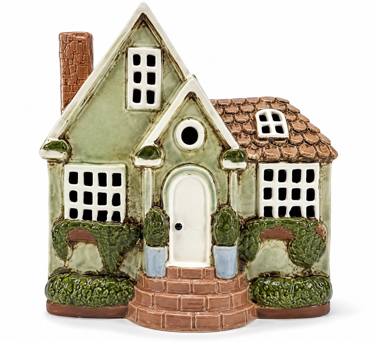 Copper Roof Cottage Tealight Holder - Arriving in Store November