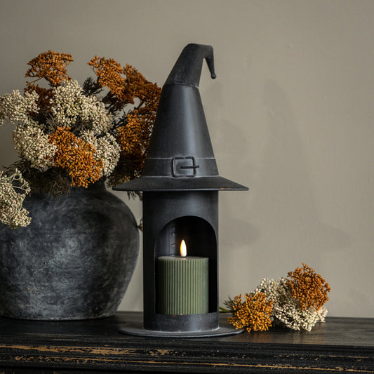 16" Witch's Hat Pillar Candle Holder - Arriving in Store September