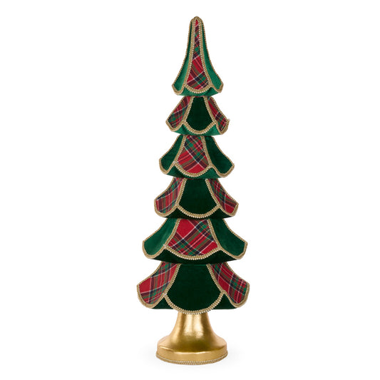 Tartan Layered Tree 90 cm - Arriving in Store October