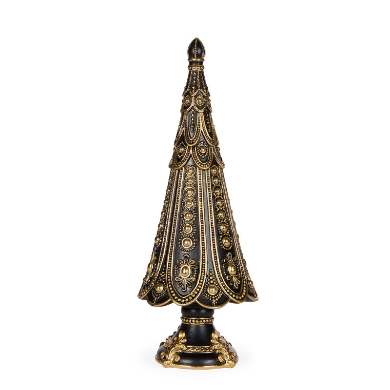 Black And Gold Versailles Tree 43cm - Arriving in Store October