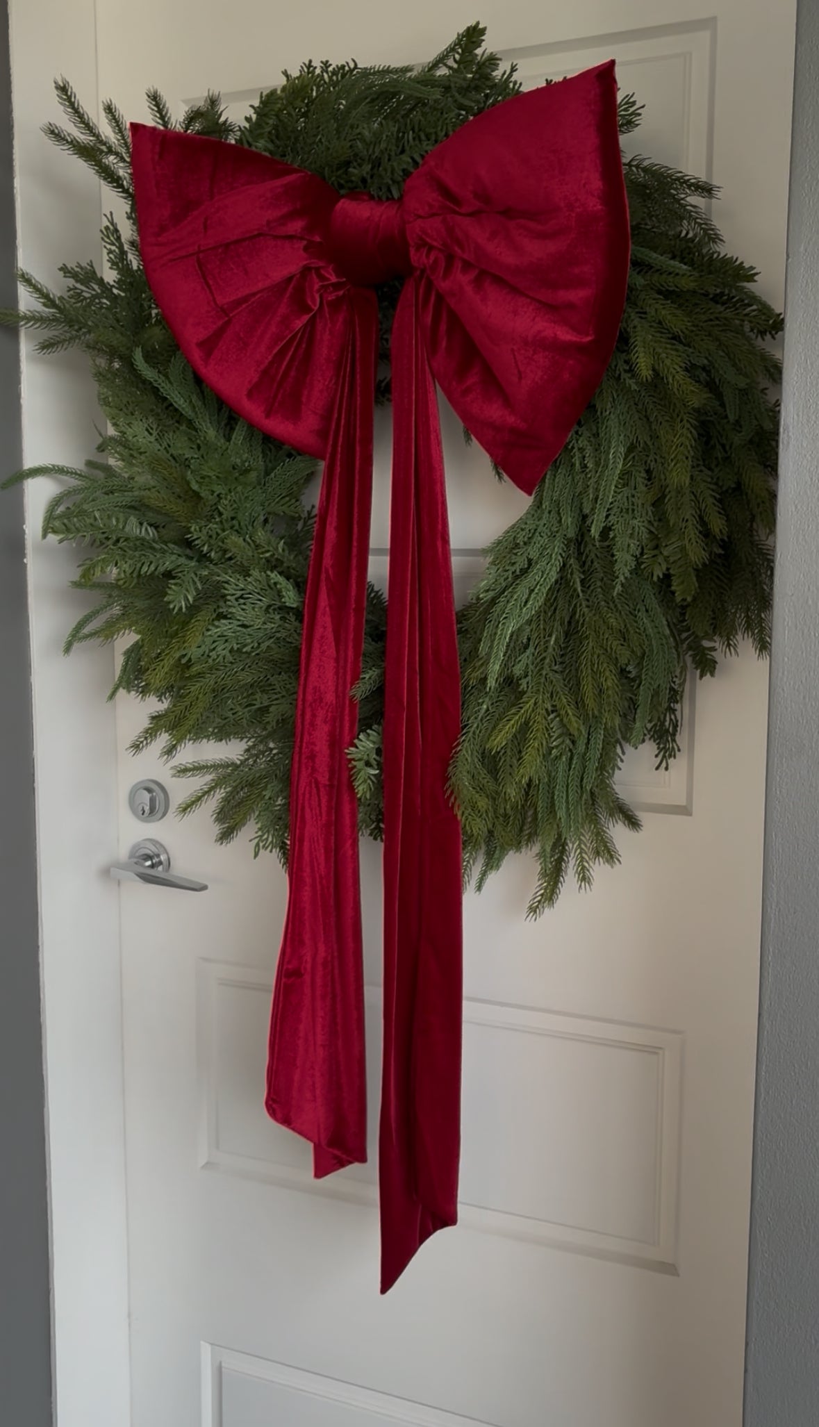 Luxurious Cypress Wreath - 91cm - November Drop