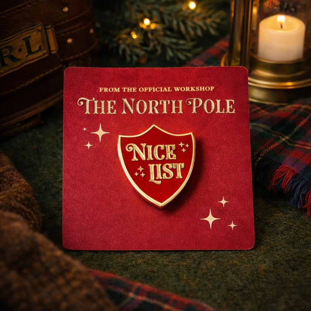 St Nicholas’ Nice List Badge   - Arriving in Store September