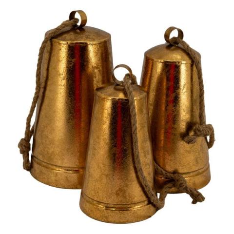 Set of 3 Large Bells - October Drop