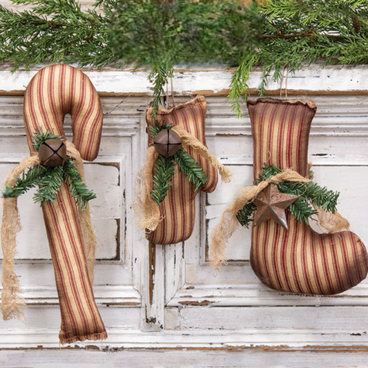 Ticking Stripe Candy Cane - Early December Drop