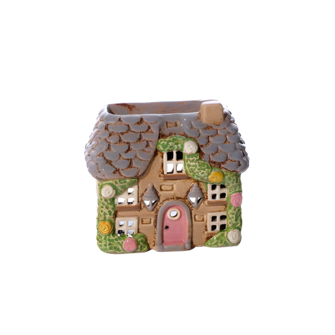Cottage Garden Embossed Stoneware Wax Melt Burner - Arriving in Store Mid-April