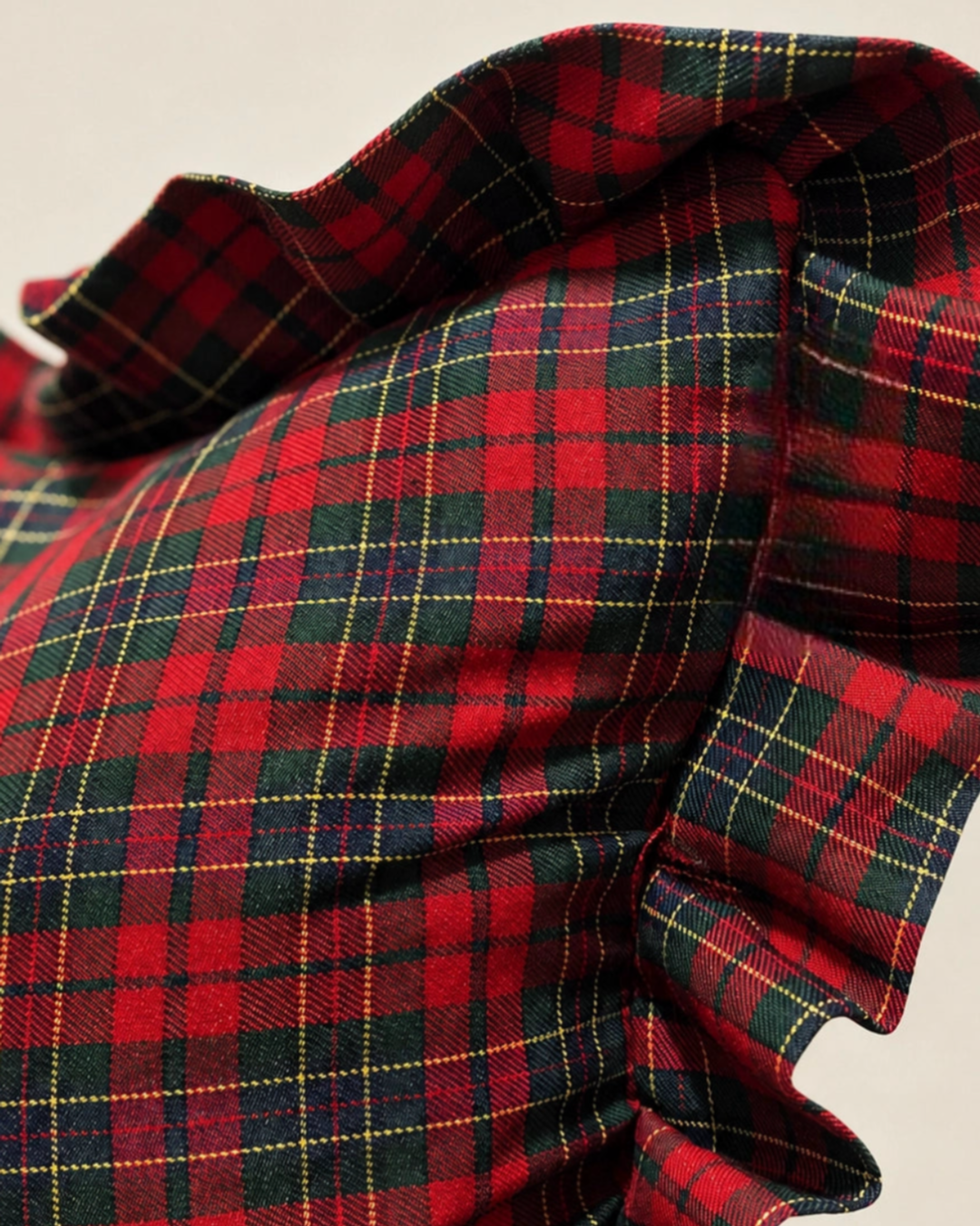 Manor House Red Tartan Bolster Pillow - Arriving in Store October