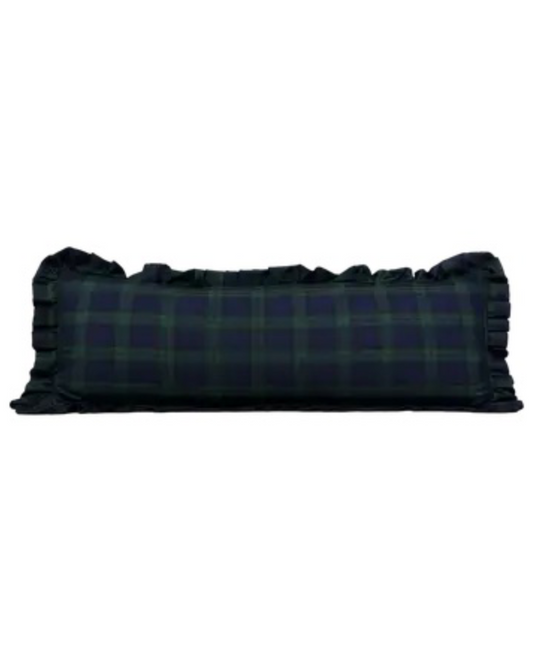 Manor House Green Tartan Bolster Pillow - Arriving in Store October