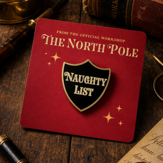 St Nicholas’ Naughty List Badge - Arriving in Store September