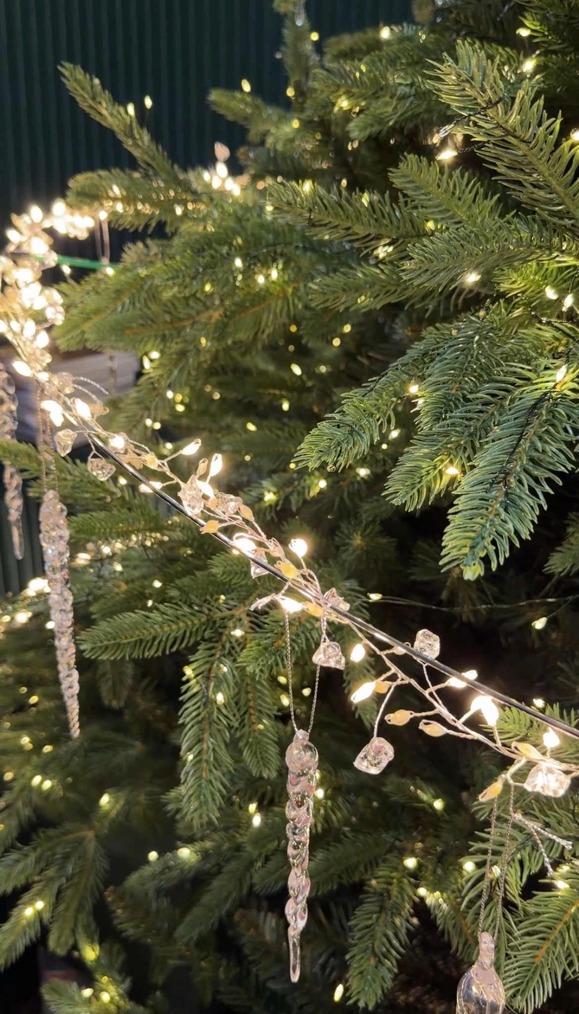 Floating Icicle Spiral Tree Light Set - Arriving in Store October
