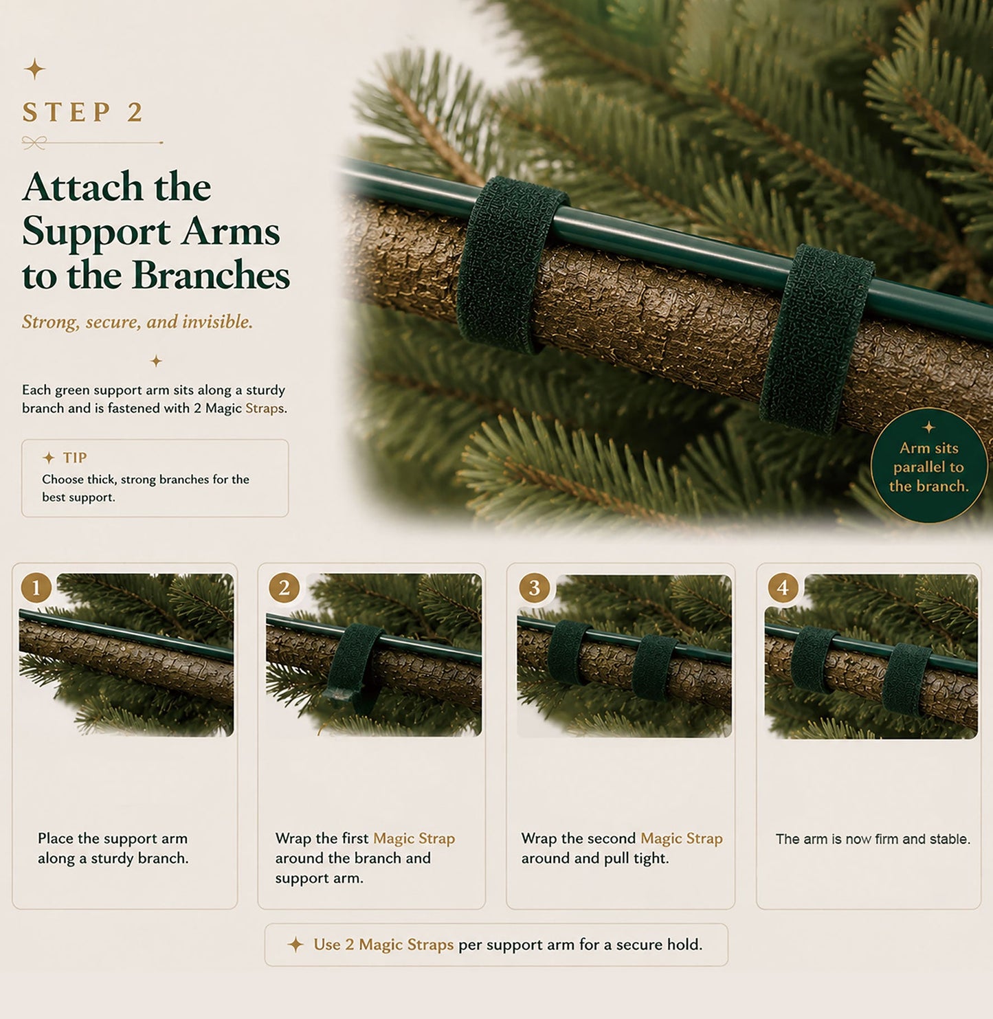 Floating Icicle Spiral Tree Light Set - Arriving in Store October