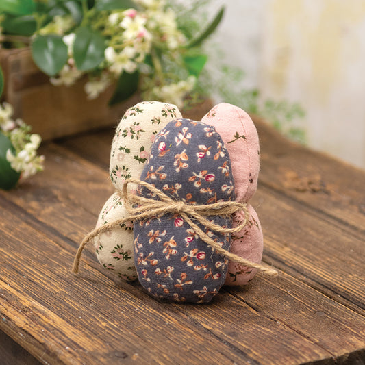 3/Set - Vintage Floral Easter Egg Bundle - 4.5”H - Late February Drop