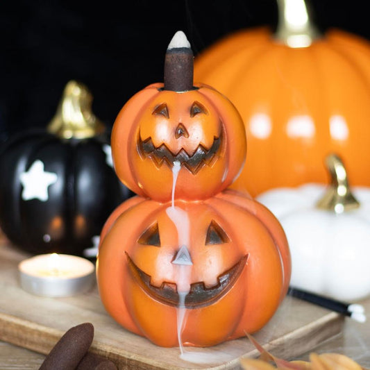 Stacking Pumpkins Backflow Resin Incense Burner