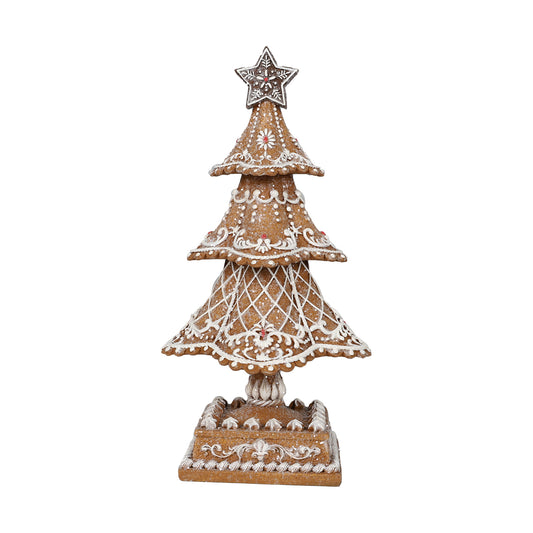 32cm Elaborate Gingerbread Tree