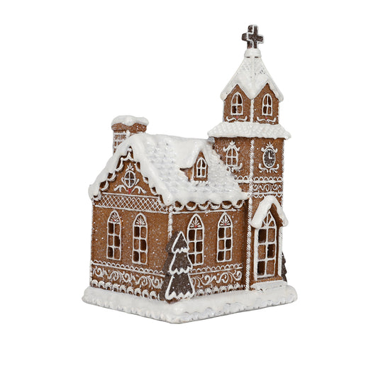 Piped Gingerbread Church